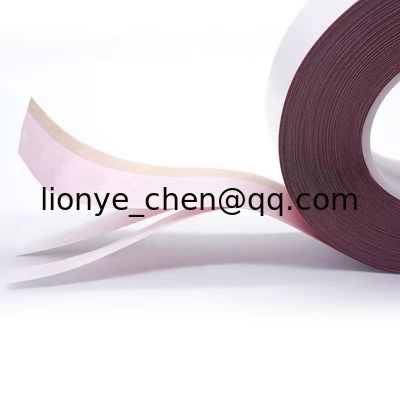 Paper Industry Single Side Adhensive Tape, Pink Water Soluble Splicing Tape for Coating, Printing, Film