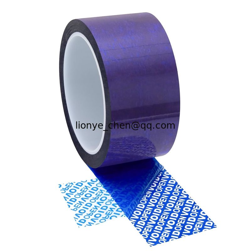100% Total Transfer, Ultra-Thick Void Film Transfer Tamper Evident Security Packing Security Tape